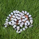 Tibetan Oblate 14*10mm Chalcedony Agate Bracelet