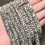 Tibetan Ox Bone Carving Cross 108 Spacer Beads Necklace Bracelet DIY