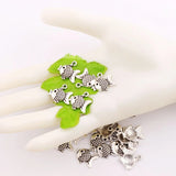 Tibetan Silver Fish Ocean Animal Spacer Charm Beads Alloy Jewelry Finding