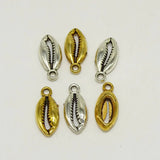 Tibetan Silver/Gold Plated Shell Pendant for Jewelry DIY