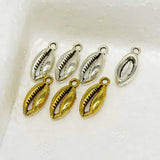 Tibetan Silver/Gold Plated Shell Pendant for Jewelry DIY