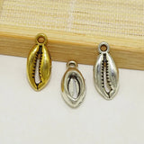 Tibetan Silver/Gold Plated Shell Pendant for Jewelry DIY