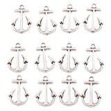 Tibetan Silver Anchor Spacer Charm Beads Pendants L091 120pcs