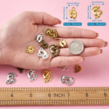 Tibetan Style Alloy Charms, Foot Print, Mixed