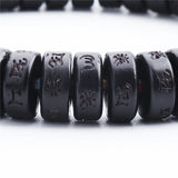Tibetan Lucky Knots Bracelet with OM Mani Padme Hum Bangle