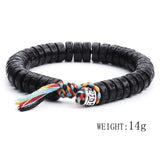 Tibetan Lucky Knots Bracelet with OM Mani Padme Hum Bangle