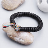 Tibetan Lucky Knots Bracelet with OM Mani Padme Hum Bangle