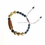 Tibetan Agate DZI Bracelet Hand-Woven Men & Women Jewelry