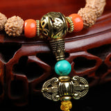 Tibetan 108 Beaded Bracelet Bodhisattva Men Women Hand-in-hand