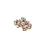 Tibetan Red/white Louts DZI Beads 10mm*14mm Agate Beads DIY 8Pcs/lot