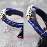 Tibetan Agate DZI 21 Eyes Female Bracelet Woven Jewelry Rope Diamond Knot