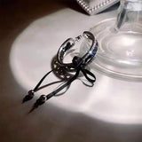 European American Ins Circle Earrings Exaggerated Niche Feminine Earrings