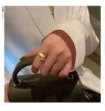 Tide Cold Wind Light Ring Women Senior Index finger Ring