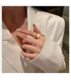 Tide Cold Wind Light Ring Women Senior Index finger Ring