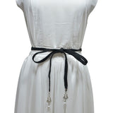 Tide Style Waist Belt Ladies Wild Waist Chain Pearl Pendant Rope Tassel