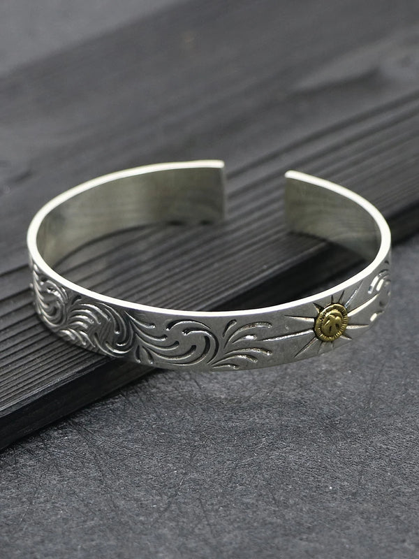 Vintage 925 Pure Eagle Pattern Bracelet