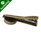 Antique Bronze Round Tie Clip Bar 18mm