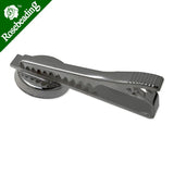 Gun Metal Tie Clip Bar with 18mm Bezel, Set of 10