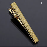Tie Clip Classic Style Pin Clasp Bar Rose Male Business Necktie Clip Clasp Metal