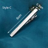 Rose Tie Clip Classic Style Pin Clasp Bar Metal Men Jewelry