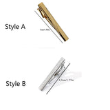 Rose Tie Clip Classic Style Pin Clasp Bar Metal Men Jewelry