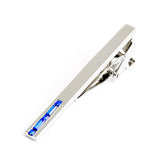 Crystal Purple Tie Clip for Men Wedding Gift