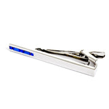 Crystal Purple Tie Clip for Men Wedding Gift