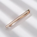 Men's Copper Tie Clip Bar Clasp Necktie Accessory