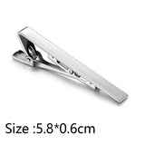 Men's Copper Tie Clip Bar Necktie Accessory