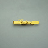 Personalised Stainless Steel Tie Clip for Wedding Guests