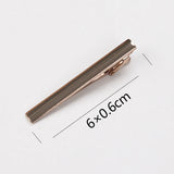Mens Tie Clip Metal Tone Bar Clasp Necktie Clasp Collar Clip