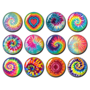 Tie Dye Glass Dome Cabochon for Photo Jewelry