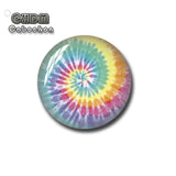 Tie Dye Glass Dome Cabochon for Photo Jewelry