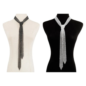 Exaggerated Rhinestones Necklace Modern City Necklace