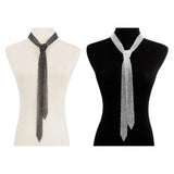 Exaggerated Rhinestones Necklace Modern City Necklace