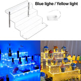 LED Cupcake Riser Display Stand for Figures Desktop
