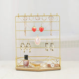Tiered Earring Holder Display Jewelry Organizer Necklace Holder