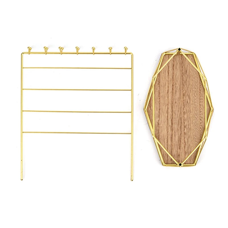 Tiered Earring Holder Display Jewelry Organizer Necklace Holder