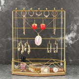Tiered Earring Holder Display Jewelry Organizer Necklace Holder