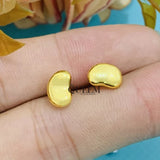 S925 Sterling Silver Zircon Peas Earrings Female Jewelry Craftsmanship