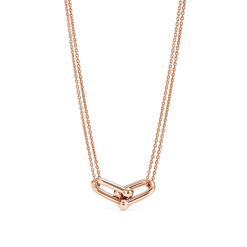Tif Original S925 Sterling Silver Chain Necklace Pendant