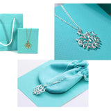 S925 Olive Leaf Necklace for Women Glamorous Jewelry