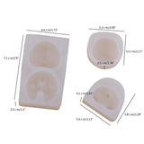 Tiger Butt Resin Mold Silicone for Craft Wax Candle Aroma Soap Making Tool