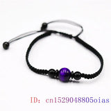 Tiger Eye Beads Bracelet Gemstone Jewelry Women Charm Bangle