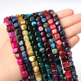 Tiger Eye Cube Beads 8x8mm For Jewelry Making DIY Charms Bracelet Necklace