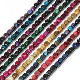 Tiger Eye Cube Beads 8x8mm For Jewelry Making DIY Charms Bracelet Necklace
