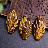 Tiger Eye Nine-Tailed Fox Pendant