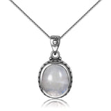 Tiger Eye Stone Pendant Necklace Labradorite Moonstone Jewelry