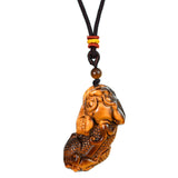Tiger Eye Stone Piyao Necklace Pendant Healing Protection