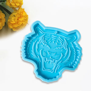 Tiger Keychain Resin Mold DIY Crafts Jewelry Casting Tool Necklace Pendant